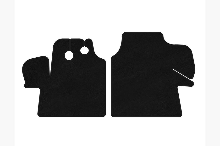 Fiat Ducato 1995-2006 Alfombrillas de moqueta Classic (2002-2006, Negro) Image