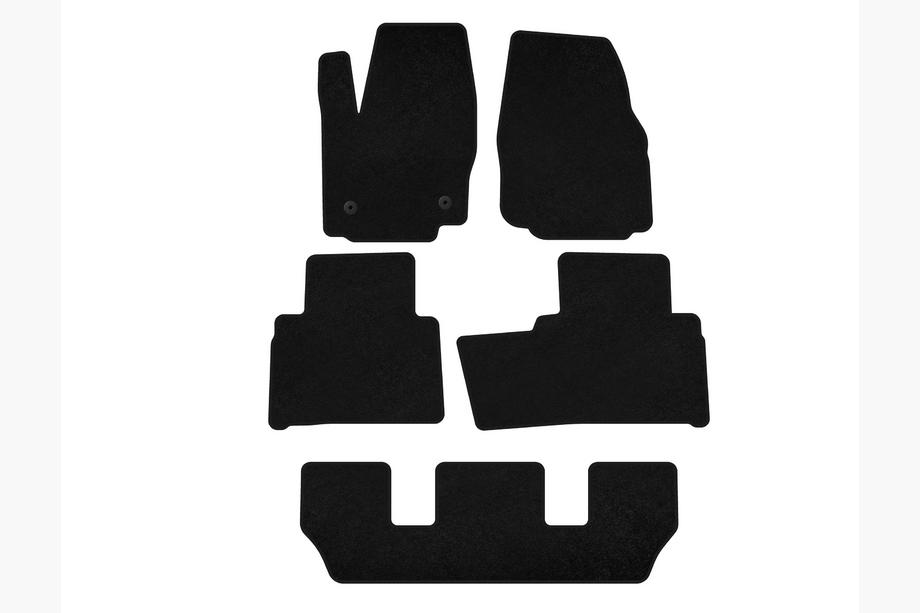 Ford Galaxy 2007-2015 Alfombrillas de moqueta Classic (2 filas, Negro) Image