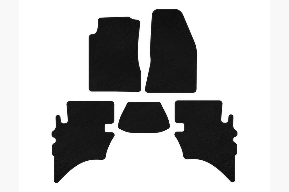 Ford Ranger 2002-2006 Alfombrillas de moqueta Classic (Negro) Image