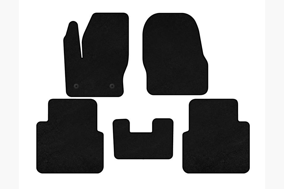 Ford Connect 2014-2021 Alfombrillas de moqueta Classic (Negro) Image