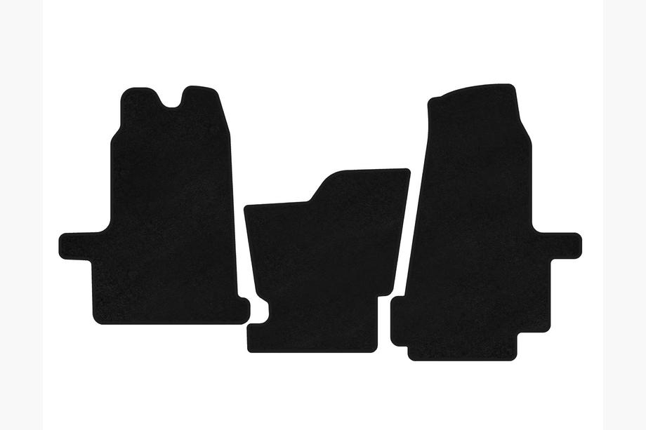 Ford Transit 2000–2014 Alfombrillas de moqueta Classic (2000-2006, Automático, Negro) Image