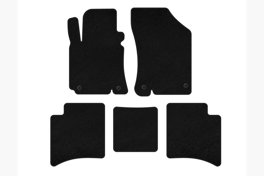 Geely MK Cross 2010-2016 Alfombrillas de moqueta Classic (Negro) Image