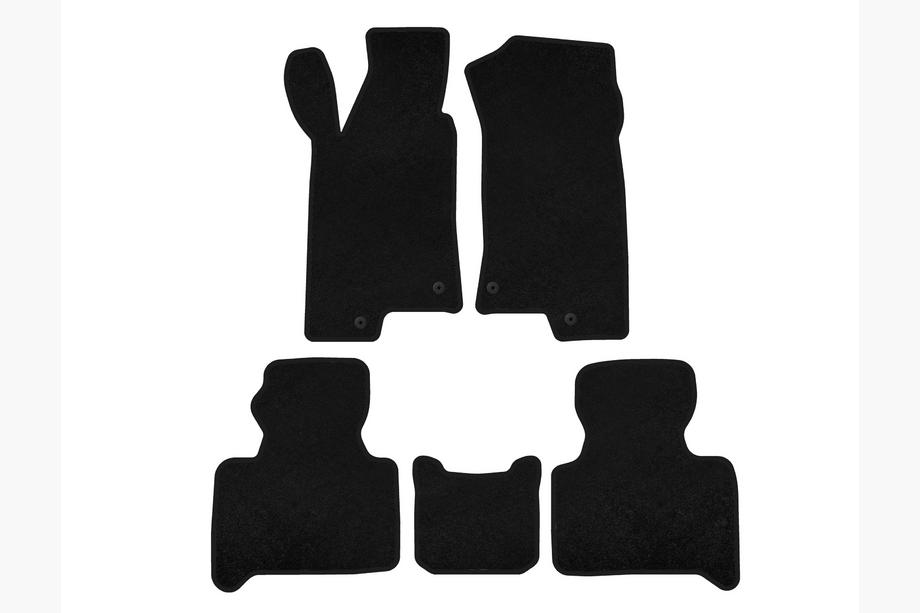 Hummer H3 2005-2010 Alfombrillas de moqueta Classic (Negro) Image
