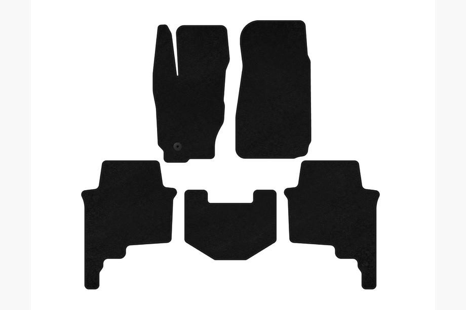 Jeep Commander 2005-2010 Alfombrillas de moqueta Classic (negras) Image
