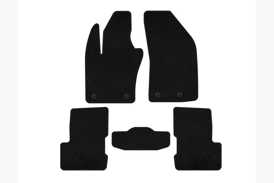 Jeep Renegade 2014- Alfombrillas de moqueta Classic V-2 (Negro) Image