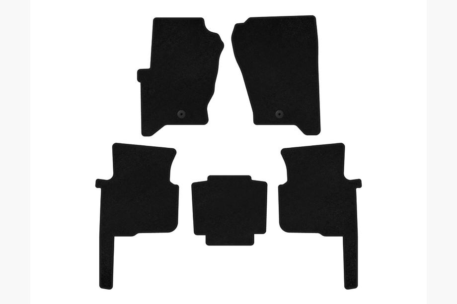 Land Rover Discovery III 2004–2009 Alfombrillas de moqueta Classic (Negro) Image