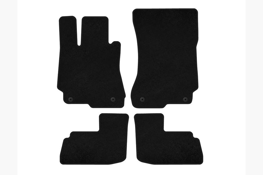 Mercedes CL-class C216 2006-2014 Alfombrillas de moqueta Classic (negras) Image
