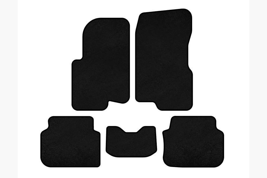 Smart 1998-2007 Alfombrillas textiles Classic (2003-2007, Forfour, negras) Image