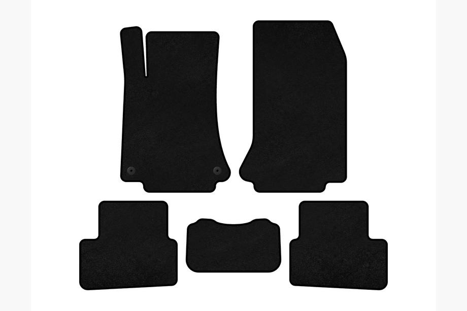 Mercedes A-class W176 2012-2018 Alfombrillas de moqueta Classic (negras) Image