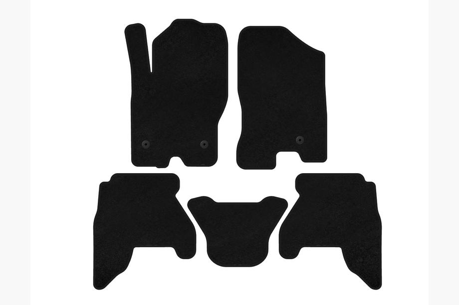 Nissan Pathfinder R51 2005-2014 Alfombrillas textiles Classic V1 (2 filas, Negro, 2010-2014) Image