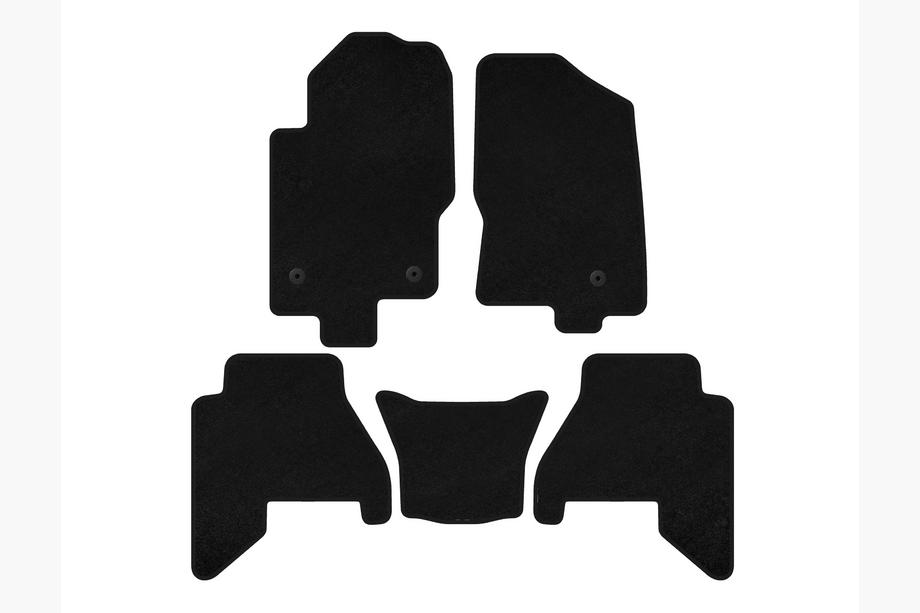 Nissan Pathfinder R51 2005-2014 Alfombrillas textiles Classic V2 (2 filas, negras, 2010-2014) Image