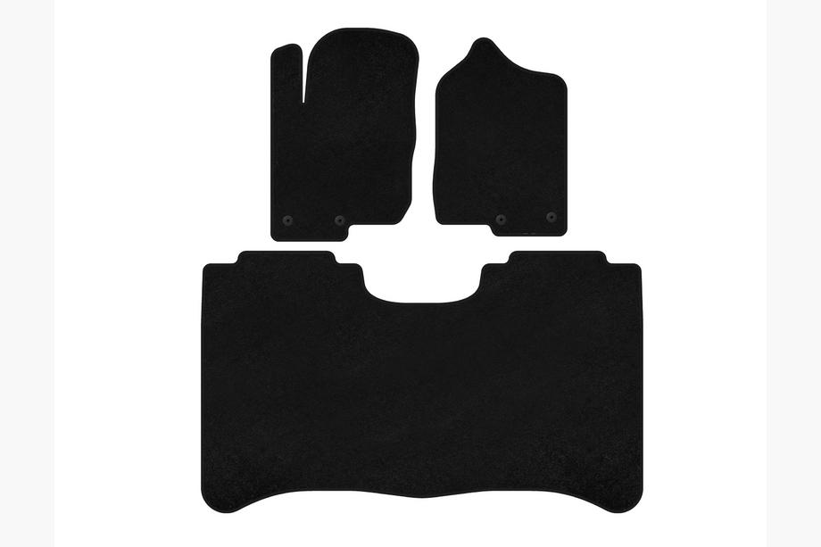 Nissan Titan 2004-2011 Alfombrillas de moqueta Classic (negras) Image