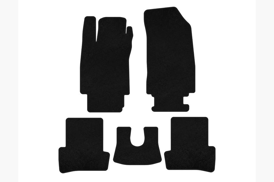 Renault Clio III 2005-2012 Alfombrillas de moqueta Classic (negras) Image