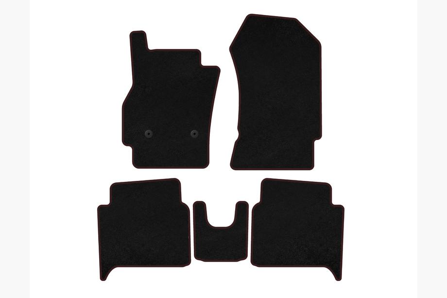 Renault Zoe 2012-2019 Alfombrillas de moqueta Classic (HB, Negro) Image