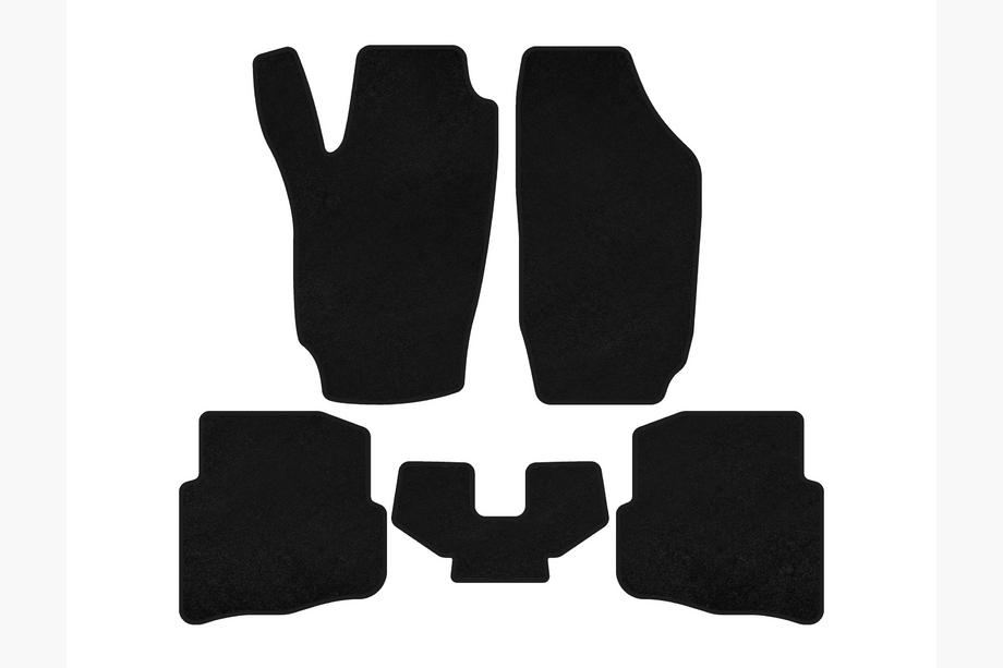 Seat Ibiza 2002-2009 Alfombrillas de moqueta Classic (negras) Image