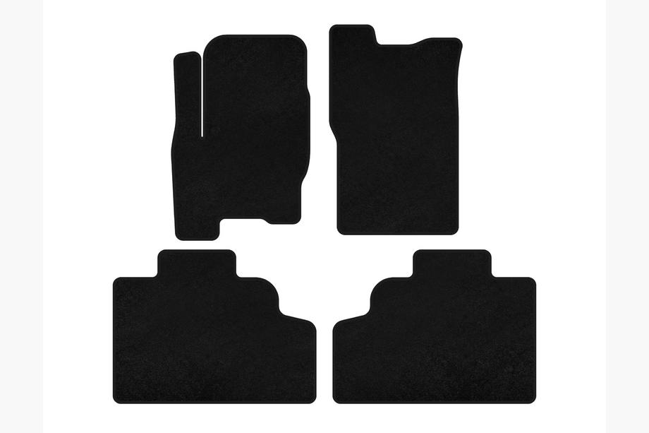 SsangYong Korando 1997-2006 Alfombrillas de moqueta Classic (negras) Image