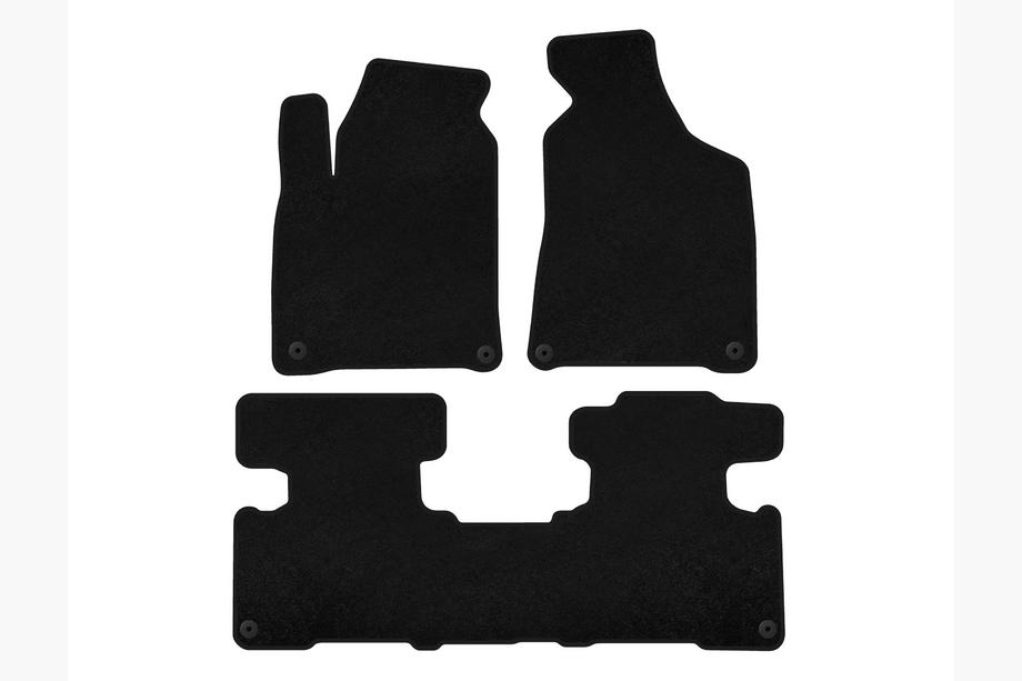 SsangYong Korando 2010-2019 Alfombrillas de moqueta Classic (2010-2016, Negro) Image