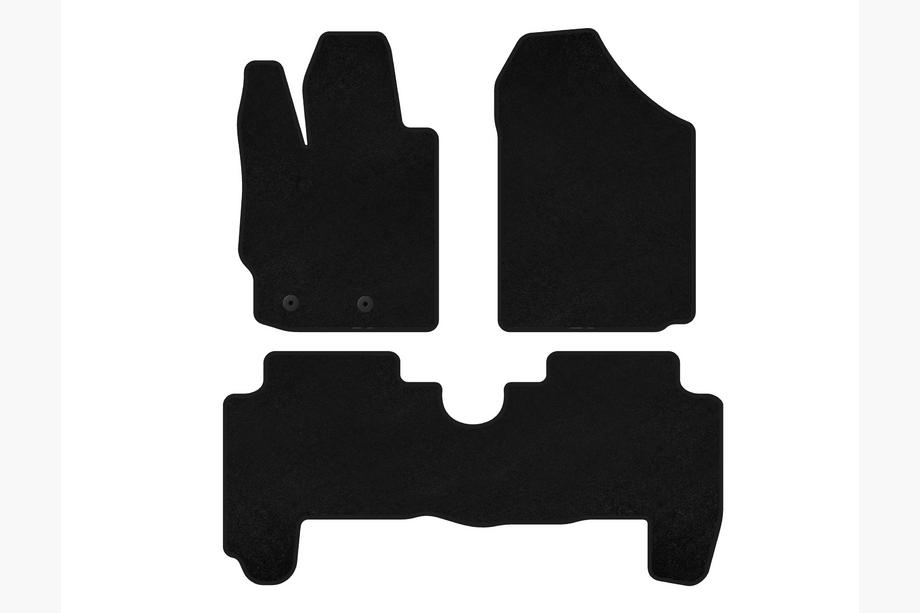Toyota Yaris 2006-2011 Alfombrillas de moqueta Classic (HB, 5 puertas, Negro) Image
