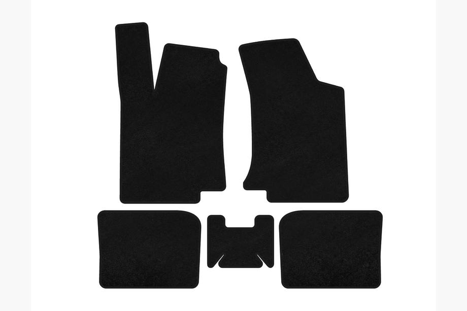 Volkswagen Golf 3 1991-2001 Alfombrillas de moqueta Classic (HB, 3 puertas, Negro) Image