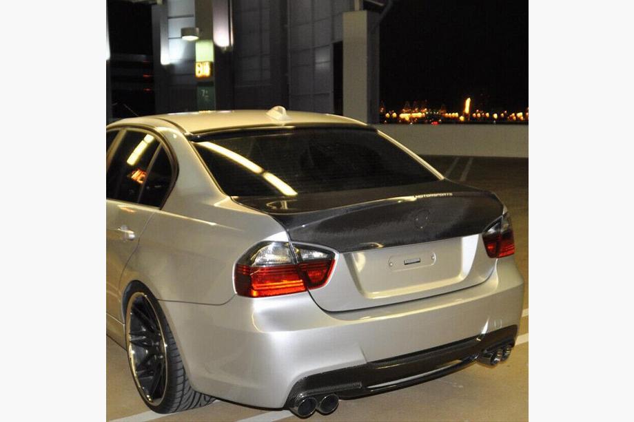 BMW 3 Series E90/E91 2005-2011 Alerón estilo CSL (para E90 2005-2008, Carbono) Foto 2