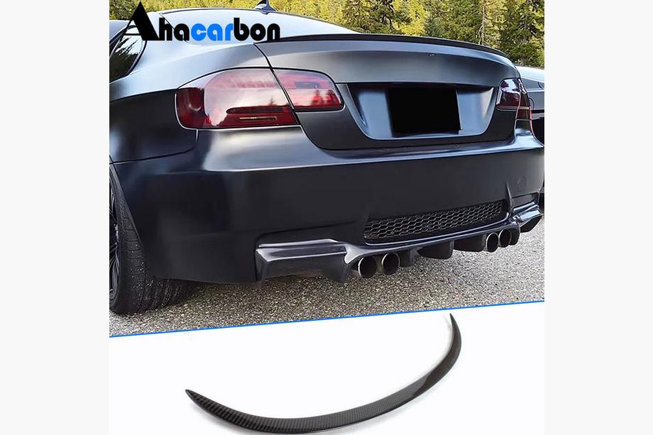 BMW 3 Series E90/E91 2005-2011 Alerón de maletero Carbono V7 (SD) Foto 1