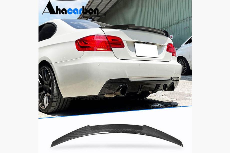 BMW 3 Series E92/E93 2006–2013 Alerón M4-Style V2 (para E92, Carbono) Foto 1