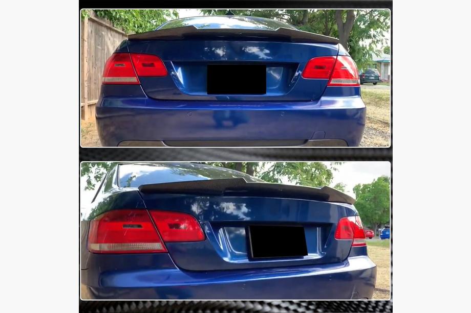 BMW 3 Series E92/E93 2006–2013 Alerón M4-Style V2 (para E92, Carbono) Foto 4