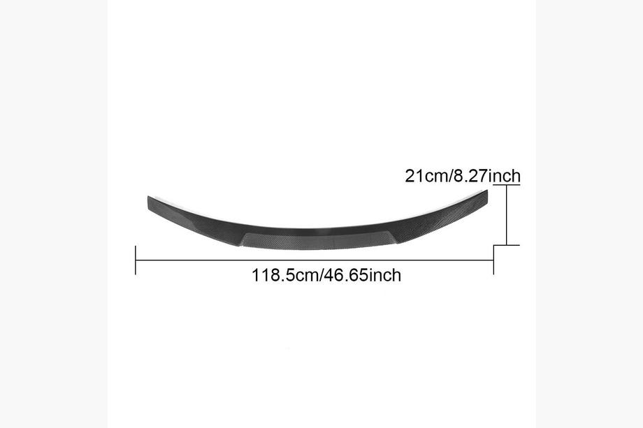 BMW 3 Series E92/E93 2006–2013 Alerón M4-Style V2 (para E92, Carbono) Foto 6
