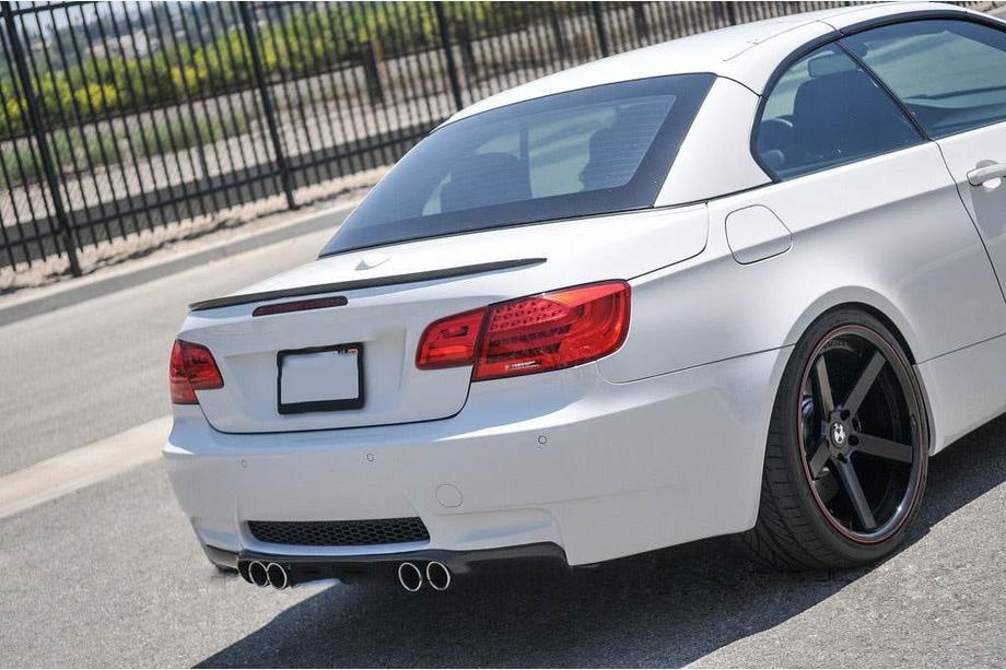 BMW 3 Series E90/E91 2005-2011 Alerón de maletero Carbono V2 (Cabrio) Foto 2