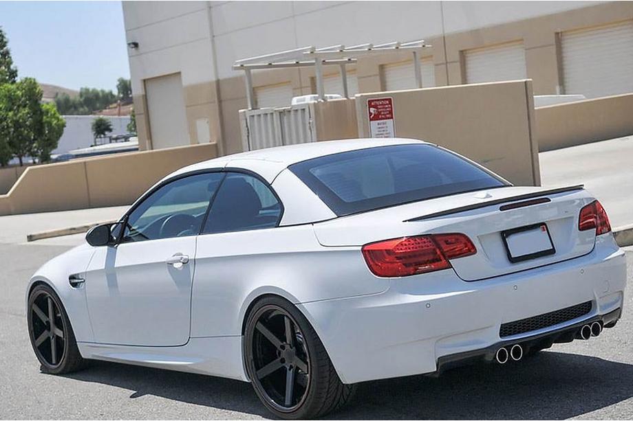 BMW 3 Series E90/E91 2005-2011 Alerón de maletero Carbono V2 (Cabrio) Foto 3