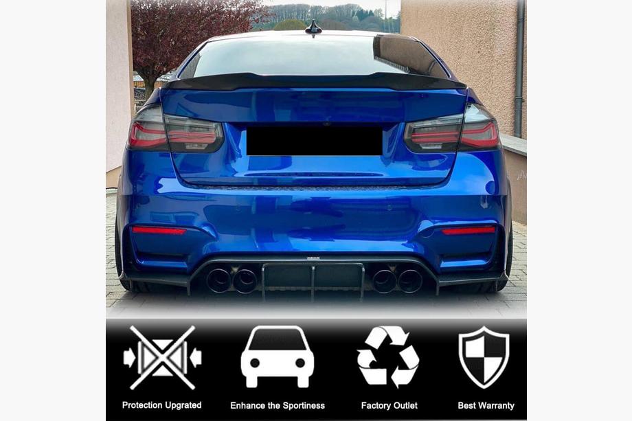 BMW 3 Series F30/F31 2012-2019 Alerón de maletero FRP V11 (SD) Foto 4