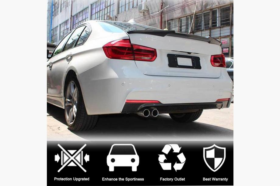 BMW 3 Series F30/F31 2012-2019 Alerón de maletero FRP V14 (SD) Foto 2