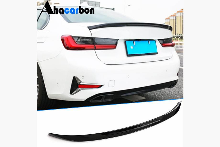 BMW 3 Series G20/G21 2018- Aleron de Maletero Negro Brillante ABS V3 (SD) Image