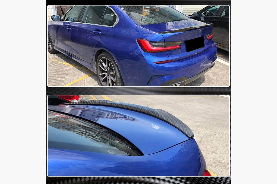 BMW 3 Series G20/G21 2018- Alerón M4-Style V1 (para G20/G80, Carbono) Foto 3