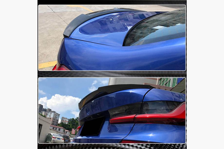 BMW 3 Series G20/G21 2018- Alerón M4-Style V1 (para G20/G80, Carbono) Foto 4