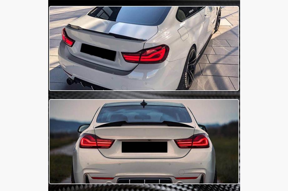 BMW 4 Series F32/F33/F36 2012-2020 Alerón V2 (para F32, Carbono) Foto 4
