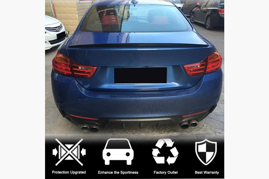 BMW 4 Series F32/F33/F36 2012-2020 Alerón V8 (para F32, Carbono) Foto 3