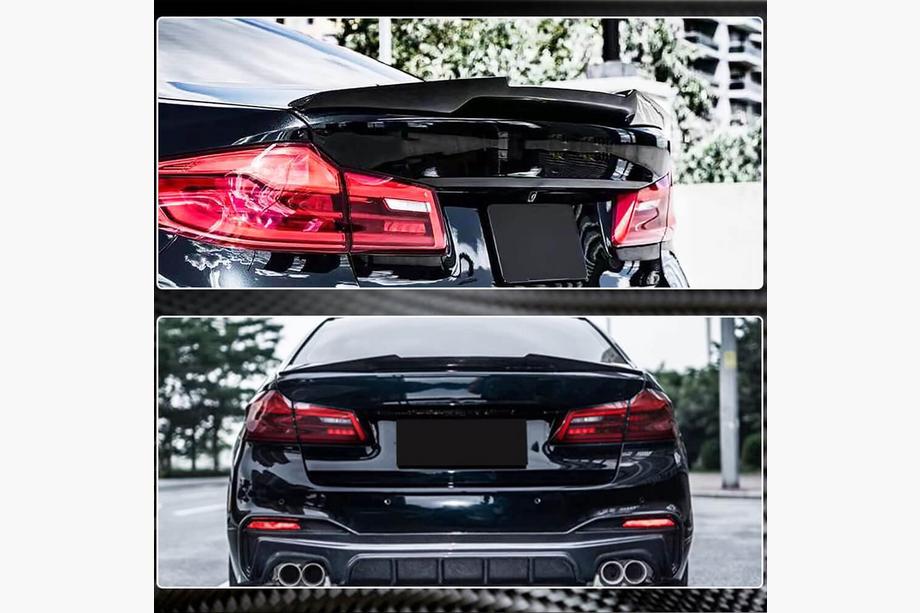 BMW Serie 5 G30/G31 2017–2023 Alerón estilo M4 (para G30/F90, carbono) Foto 4