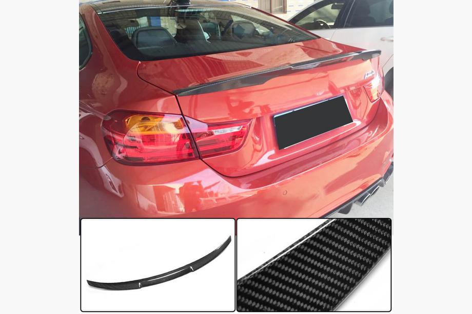 BMW 4 Series F32/F33/F36 2012-2020 Alerón M4-Style V4 (para F82, Carbono) Image