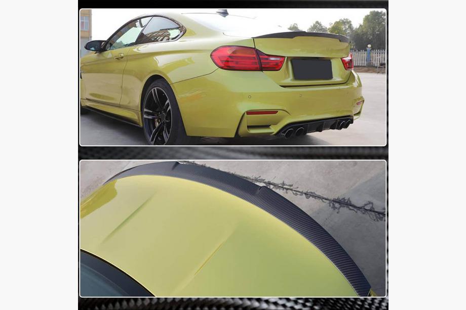 BMW 4 Series F32/F33/F36 2012-2020 Alerón M4-Style V4 (para F82, Carbono) Foto 4
