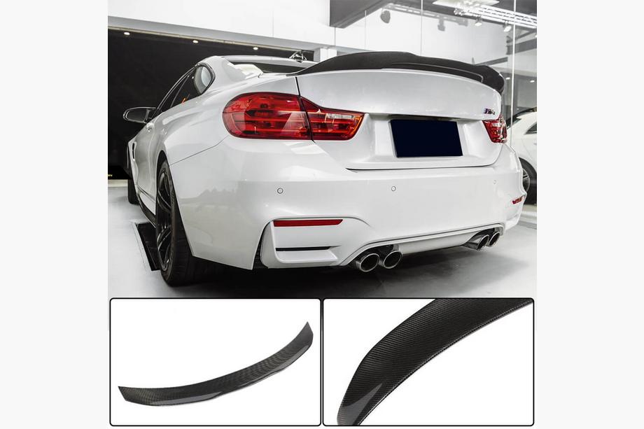 BMW 4 Series F32/F33/F36 2012-2020 Alerón de maletero Carbono V7 (para F82) Foto 1
