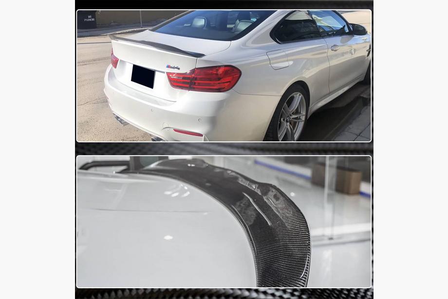 BMW 4 Series F32/F33/F36 2012-2020 Alerón de maletero Carbono V7 (para F82) Foto 4