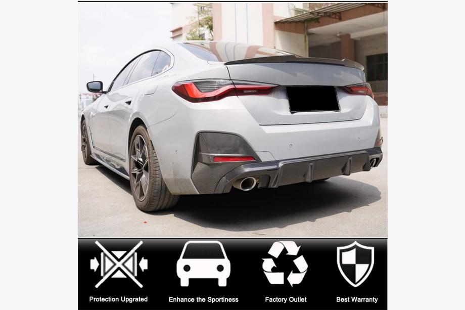 BMW 4 Series G22/23/26 2020- Alerón estilo M4 (para G26, carbono) Foto 5