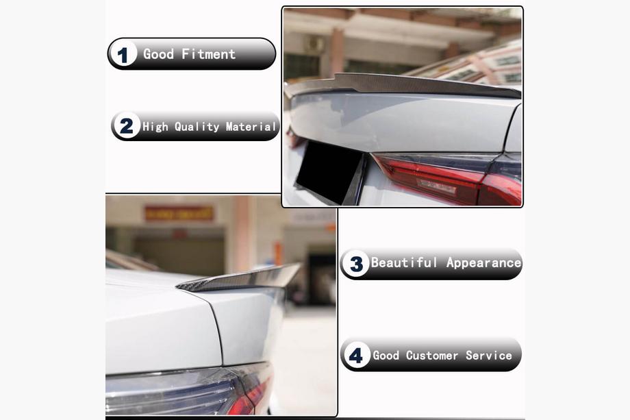 BMW 4 Series G22/23/26 2020- Alerón estilo M4 (para G26, carbono) Foto 6