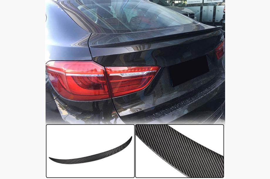 BMW X6 F16 2014-2019 Alerón de maletero Carbono V1 Image