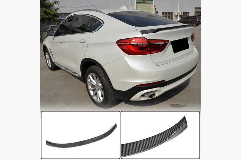 BMW X6 F16 2014-2019 Alerón de maletero Carbono V3 Foto 1