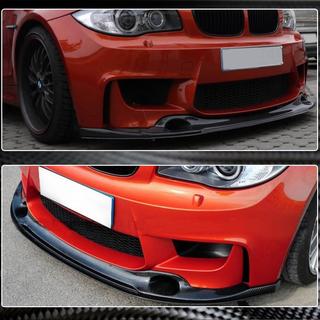 Lip delantero V2 para 1M E82 Carbono BMW 1 Series E81/E82/E87/E88 2004-2011 foto 3