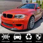 BMW 1 Series E81/E82/E87/E88 2004-2011 Lip delantero V1 para 1M E82, Carbono foto 2