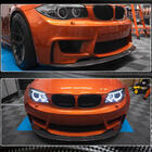 BMW 1 Series E81/E82/E87/E88 2004-2011 Lip delantero V1 para 1M E82, Carbono foto 5