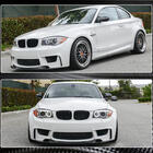 BMW 1 Series E81/E82/E87/E88 2004-2011 Lip delantero V1 para 1M E82, Carbono foto 6